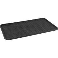 Boot Tray, Plastic, Black, 25" L x 14" W SGH285 | Zenith Safety Products