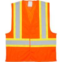 Veste de sécurité pour la circulation, Orange haute visibilité, Moyen, Polyester, CSA Z96 classe 2 - niveau 2 SGI273 | Zenith Safety Products