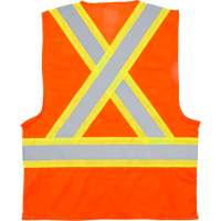Veste de sécurité pour la circulation, Orange haute visibilité, Moyen, Polyester, CSA Z96 classe 2 - niveau 2 SGI273 | Zenith Safety Products