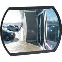 Roundtangular Convex Mirror with Bracket, 12" H x 18" W, Indoor/Outdoor SGI557 | Zenith Safety Products