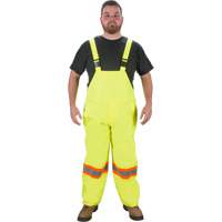 SGM201 RZ1000 Rain Bib Pants, Polyester, Small, High Visibility Lime-Yellow