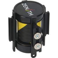 Cassette de ruban magnétique pour barrière de contrôle des foules personnalisée, 7', Ruban Noir et jaune SGO651 | Zenith Safety Products