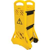 SGO660 Barri&egrave;re mobile portative, 40" h x 13' lo, Jaune