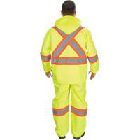 SGP356 RZ1000 Rain Suit, Polyester, Small, High Visibility Lime-Yellow