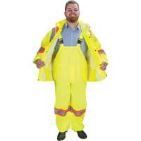 SGP356 RZ1000 Rain Suit, Polyester, Small, High Visibility Lime-Yellow