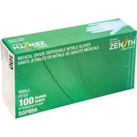 SGP854 Puncture-Resistant Medical-Grade Disposable Gloves, Small, Nitrile, 3.5-mil, Powder-Free, Blue, Class 2