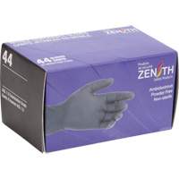 Gants jetables en paquets pour distributeur, 2T-Grand, Nitrile, 5 mils, Sans poudre, Noir SGQ363 | Zenith Safety Products