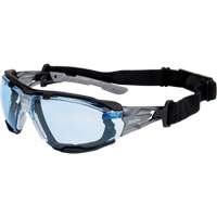 Z2900 Series Safety Glasses with Foam Gasket, Blue Lens, Anti-Scratch Coating, ANSI Z87+/CSA Z94.3 SGQ766 | Zenith Safety Products