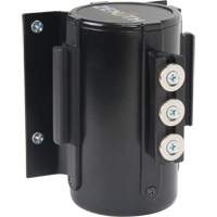 SGQ998 Barri&egrave;re &agrave; fixation murale avec ruban magn&eacute;tique, Acier, Fixation par vis, 12', Ruban Noir