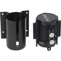 SGQ994 Barri&egrave;re &agrave; fixation murale avec ruban magn&eacute;tique, Acier, Fixation par vis, 7', Ruban Noir