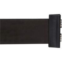 SGQ994 Barri&egrave;re &agrave; fixation murale avec ruban magn&eacute;tique, Acier, Fixation par vis, 7', Ruban Noir