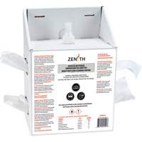 Disposable Premium Lens Cleaning Station, Cardboard, 8" L x 5" D x 12.5" H SGR042 | Zenith Safety Products