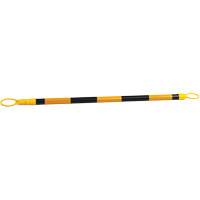 SGS309 Retractable Cone Bar, 7'2" Extended Length, Black/Yellow