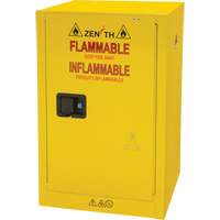 Armoire pour produits inflammables, 45 gal., 2 Porte(s), 43" La x 65" h x 18" p SGU466 | Zenith Safety Products