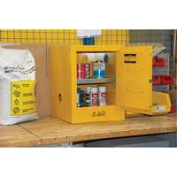 Flammable Storage Cabinet, 4 gal., 1 Door, 17" W x 22" H x 18" D SGU584 | Zenith Safety Products