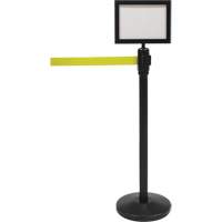 Sign Frame for Crowd Control Post, Black SGU786 | Zenith Safety Products