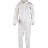 SGW450 Premium Coveralls, Small, White, Microporous