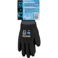 SGW880 ZX-30° Premium Coated Gloves, Medium, Foam PVC Coating, 15 Gauge, Nylon Shell