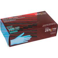 Gants tactiles jetables de calibre médical, Petit, Nitrile/vinyle, 4,5 mils, Sans poudre, Bleu, Classe 2 SGX019 | Zenith Safety Products