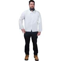 Disposable Shirt, Microporous, Small, White SGY255 | Zenith Safety Products