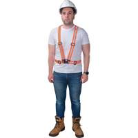 SGZ622 Traffic Harness, High Visibility Orange, Silver Reflective Colour, Medium
