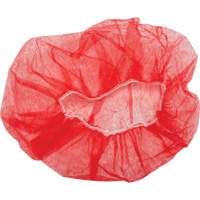 SHA678 Bouffant Caps, Polypropylene, 21", Red
