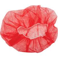 Bouffant Caps, Polypropylene, 21", Red SHA678 | Zenith Safety Products