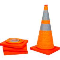 Collapsible Traffic Cone, 28" H, Orange SHA820 | Zenith Safety Products