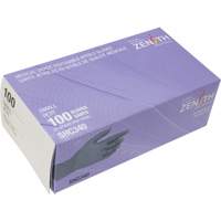 SHC340 Medical Grade Disposable Gloves, Small, Nitrile, 6-mil, Powder-Free, Black, Class 2