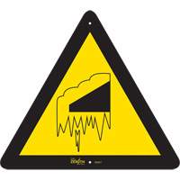 Falling Snow/Ice CSA Safety Sign, 12" x 12", Aluminum, Pictogram SHG611 | Zenith Safety Products