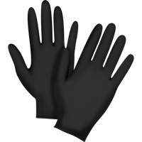 SHJ765 Vending Pack Disposable Gloves, Small, Nitrile, 5-mil, Powder-Free, Black, Class 2