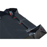 SHK124 Berme d&eacute;ployable &agrave; mur IBX, Capacit&eacute; 268 gal. US, 6' la x 6' lo x 12" h, Support &agrave; encliqueter