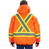 SHK743 Parka d'hiver imperm&eacute;able 7-en-1, Orange haute visibilit&eacute;, Moyen