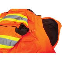 SHK743 Parka d'hiver imperm&eacute;able 7-en-1, Orange haute visibilit&eacute;, Moyen