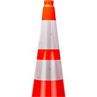 SHL481 Premium Traffic Cone, 36", Orange, 4" & 6" Reflective Collar(s)