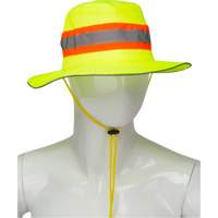 SHL864 Chapeau de p&ecirc;cheur &agrave; refroidissement par &eacute;vaporation, Lime haute visibilit&eacute;