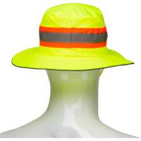 SHL864 Chapeau de p&ecirc;cheur &agrave; refroidissement par &eacute;vaporation, Lime haute visibilit&eacute;