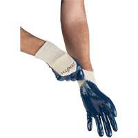 SHO267 Gants &agrave; doublure interlock de poids moyen, 9/Grand, R&ecirc;vetement Nitrile, Enveloppe en Coton