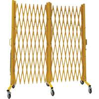 SHO321 Expandable Barrier, 84" H x 20' L, Yellow