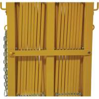 SHO321 Expandable Barrier, 84" H x 20' L, Yellow
