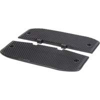 SHP476 Speed Hump End Caps, Rubber, 3' L x 20" W x 2" H