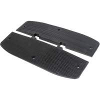 SHP477 Speed Hump End Caps, Rubber, 2' L x 16" W x 1-1/4" H