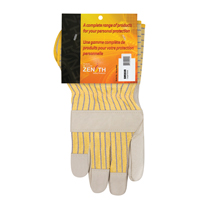 SM583R Gants d'ajusteur &agrave; paume s&egrave;che d'usage standard, Grand, Paume en Cuir fleur de vache, Doublure en Coton
