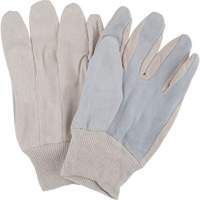 Standard-Duty Work Gloves, Medium, Split Cowhide Palm SAP274 | Zenith Safety Products