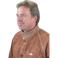 Welding Jacket, Leather, 3X-Large, Lava Brown™ TTU402 | Zenith Safety Products