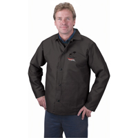 Flame Retardant Jacket, Cotton, Medium, Black TTU998 | Zenith Safety Products