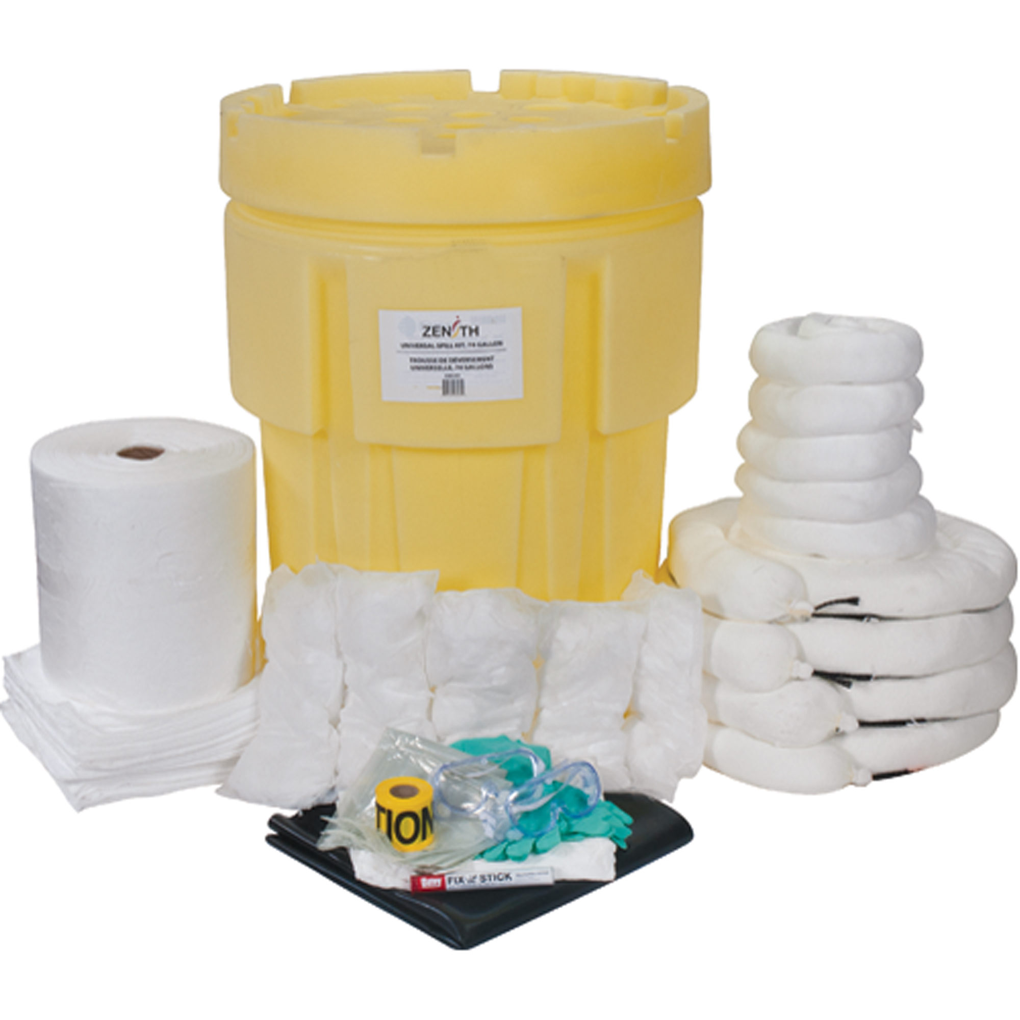 Trousse de déversements à grande capacité, Universel, Baril, Absorbance de 30 gal. US - SEI165 main image 1