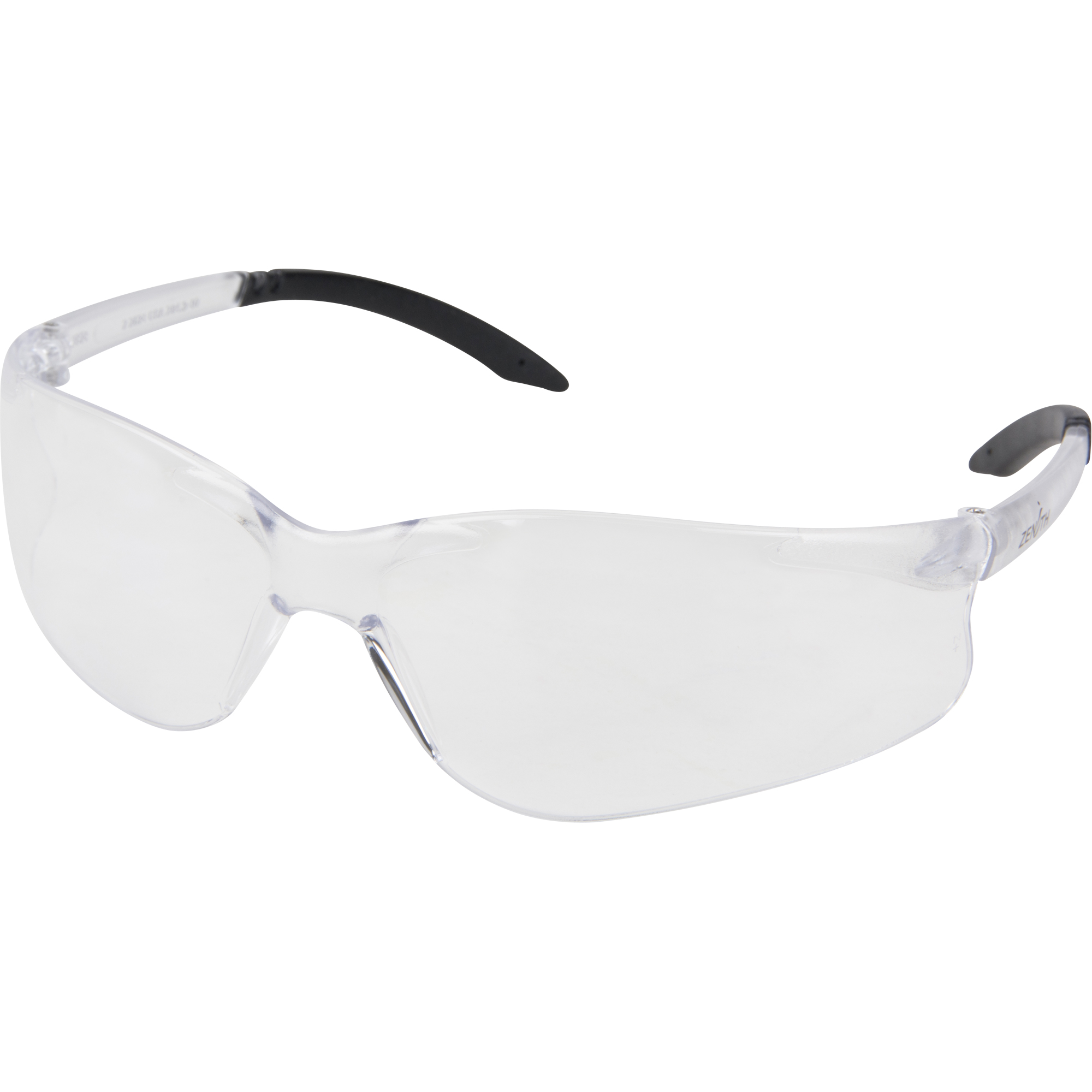 Zenith Safety Products Z2400 Series Safety Glasses, Clear Lens, Anti