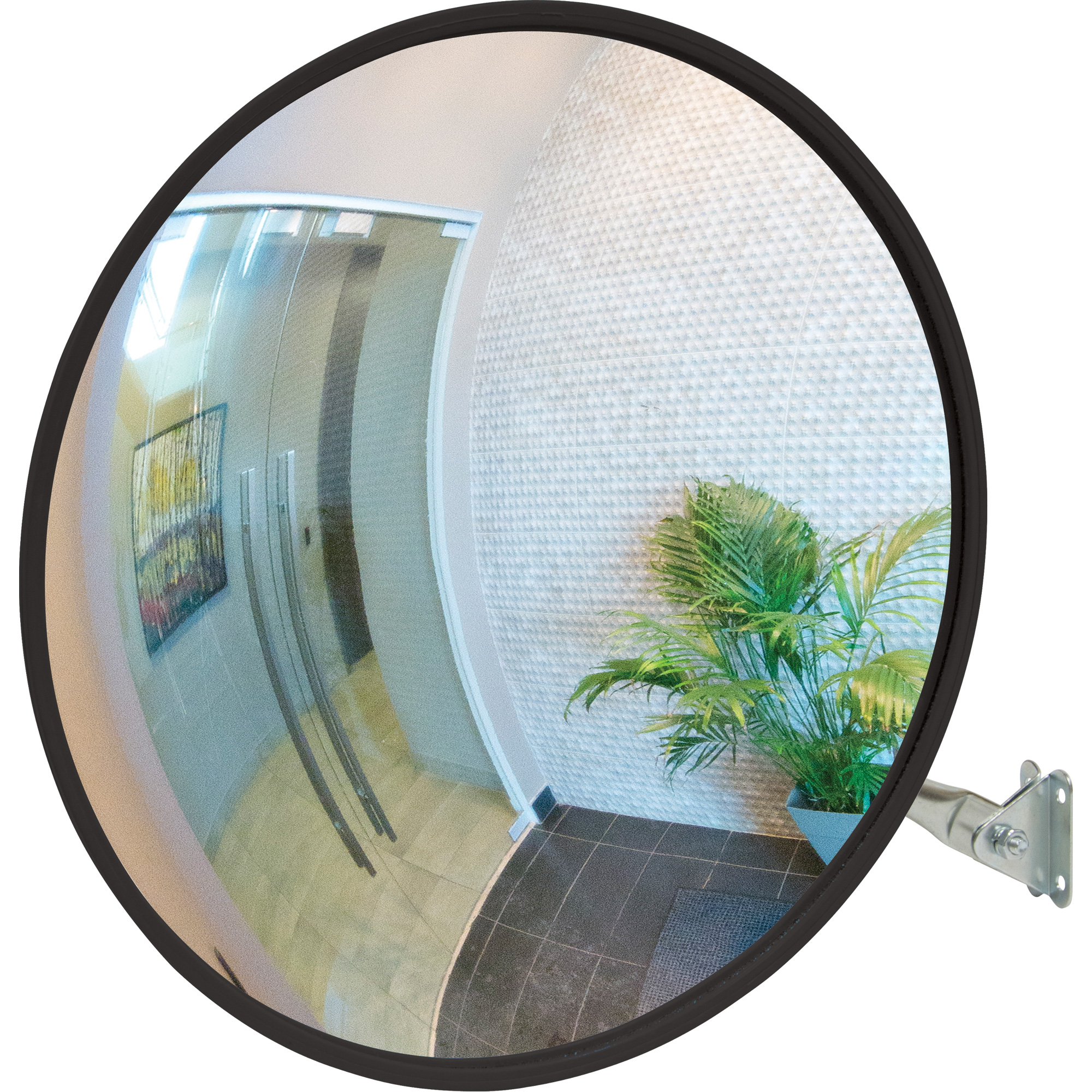 Zenith Safety Products Convex Mirror With Telescopic Arm