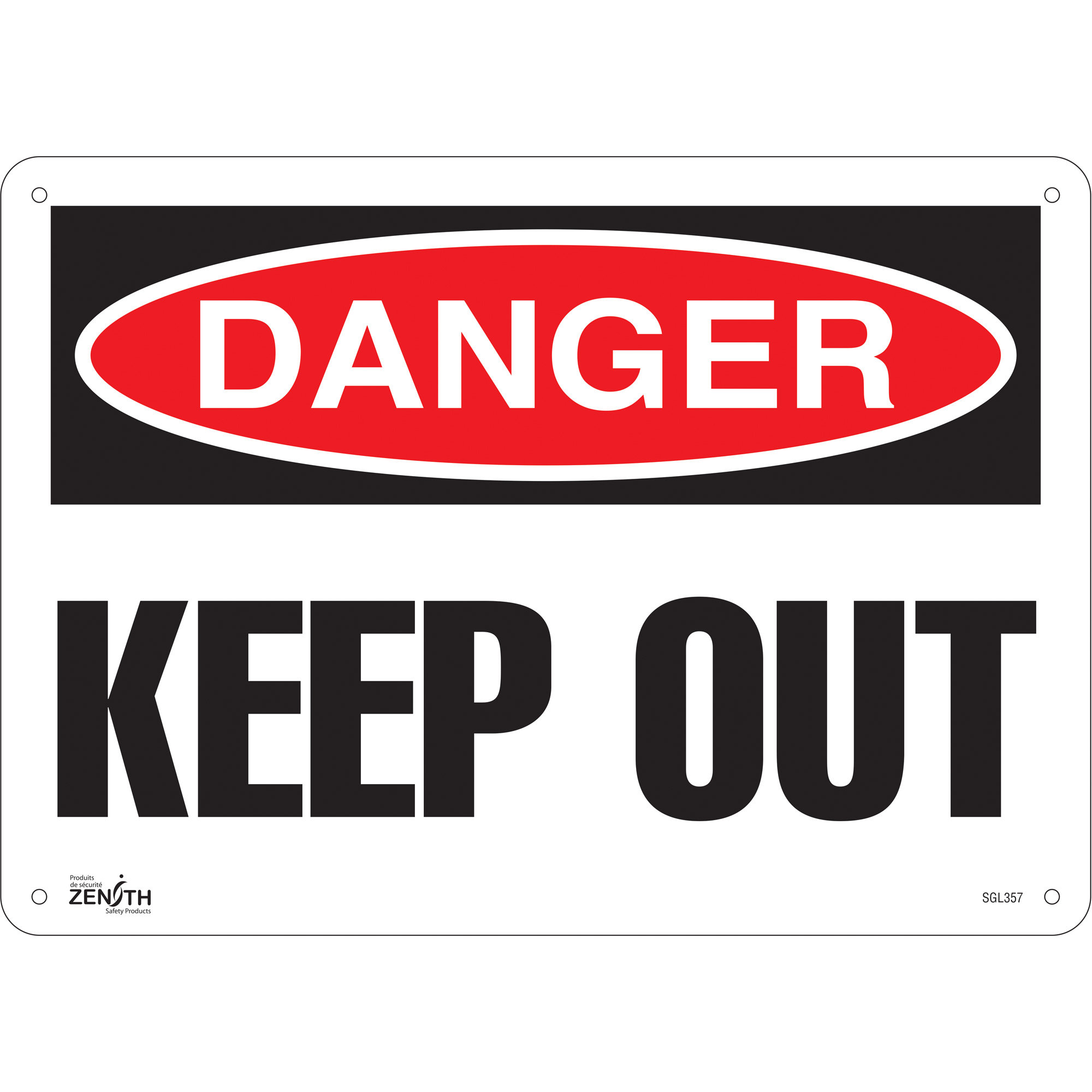 David Keep Out Sign Zenith Safety Products